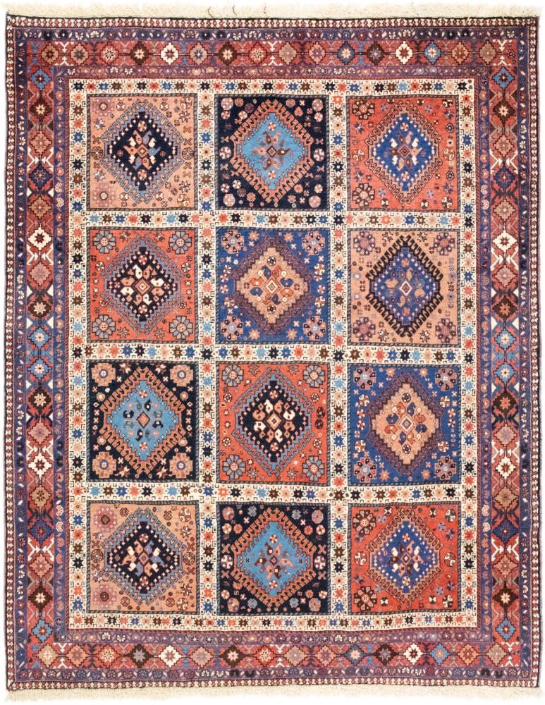 Alfombra persa Yalameh Vieja 192x150 192x150, Alfombra persa Anudado a mano