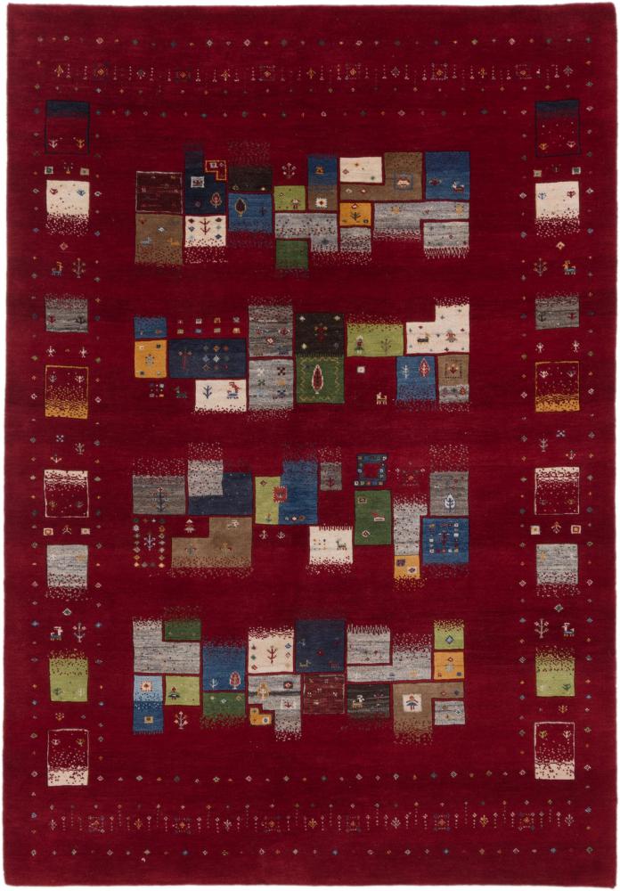 Tapis indien Gabbeh Loribaft 236x167 236x167, Tapis persan Noué à la main