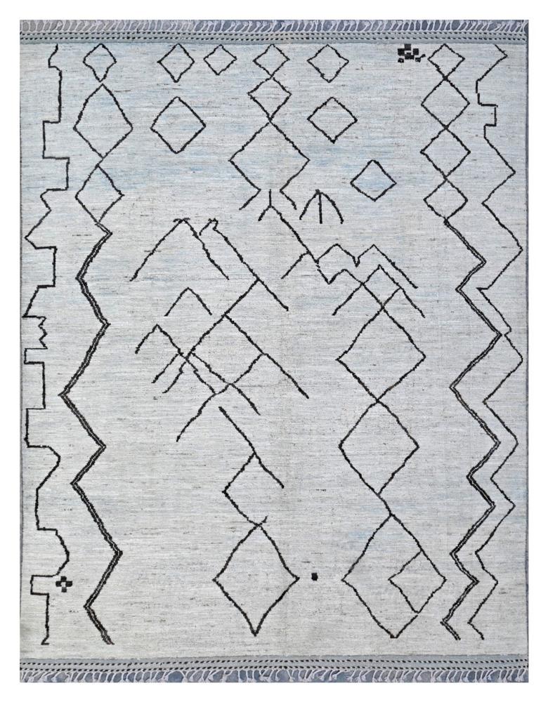 Pakistansk tæppe Berber Contemporary 293x252 293x252, Persisk tæppe Håndknyttet