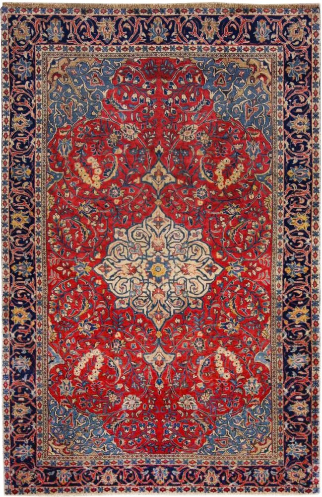 Tapete persa Mahal 201x128 201x128, Tapete persa Atado à mão