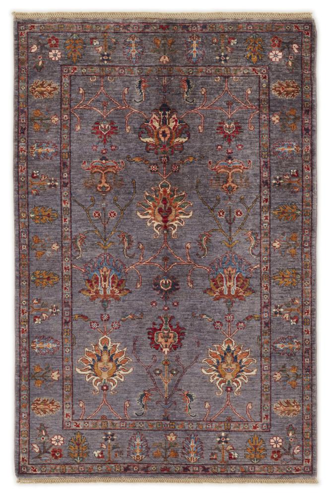 Αφγανικό χαλί Ziegler Farahan 185x124 185x124, Περσικό χαλί Οι κόμποι έγιναν με το χέρι