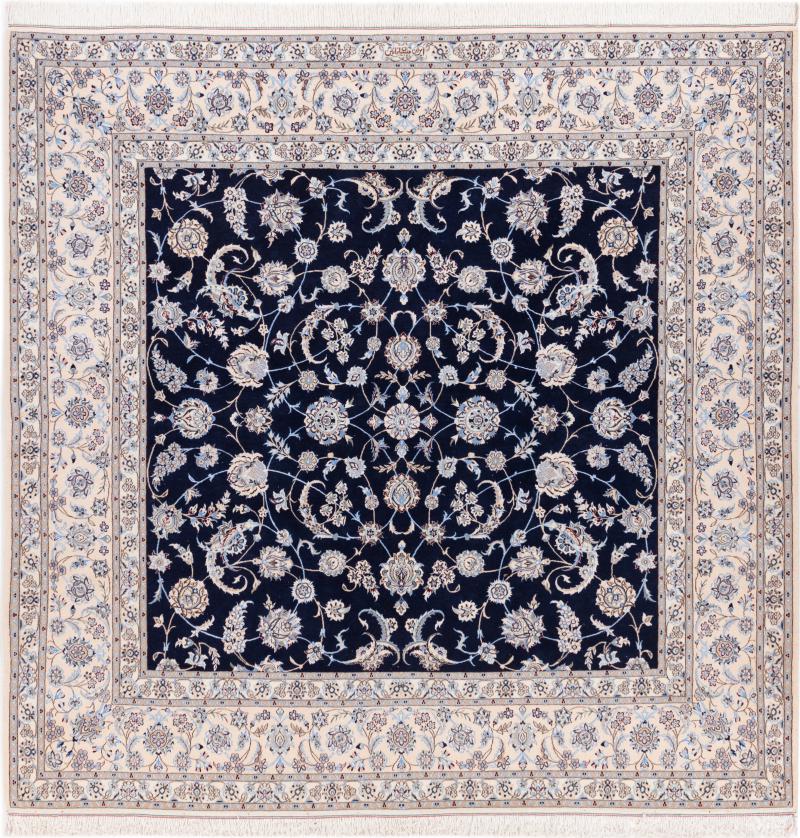 Tapis persan Naïn 6La 250x245 250x245, Tapis persan Noué à la main