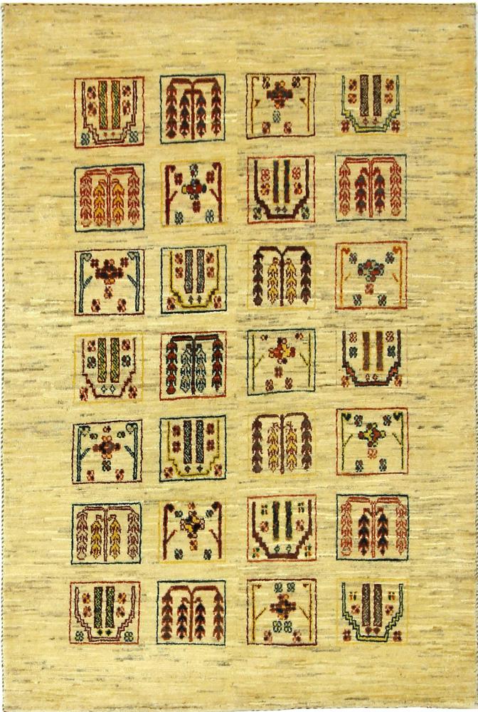 Perzsa szőnyeg Perzsa Gabbeh Loribaft 5'1"x3'4" 5'1"x3'4", Perzsa szőnyeg Kézzel csomózva