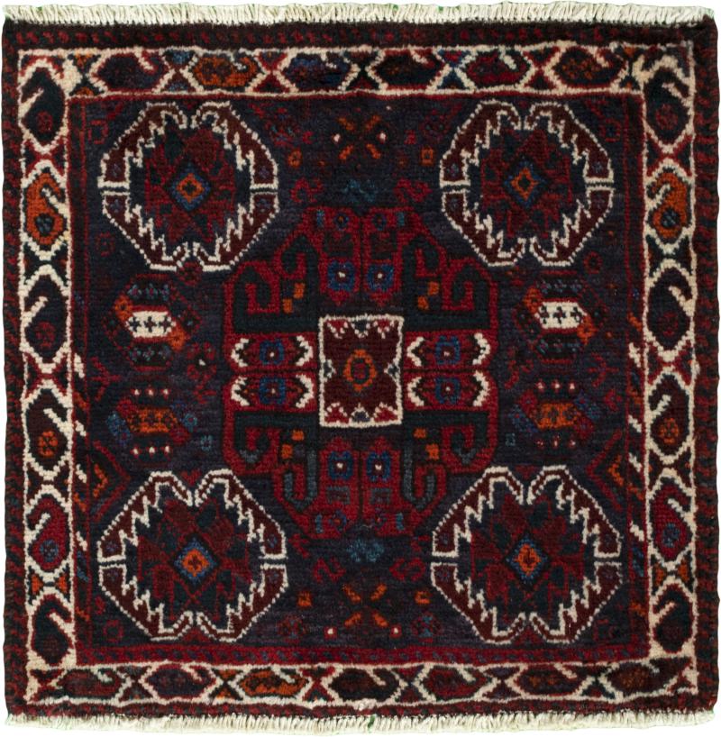 Tappeto persiano Shiraz 55x57 55x57, Tappeto persiano Annodato a mano