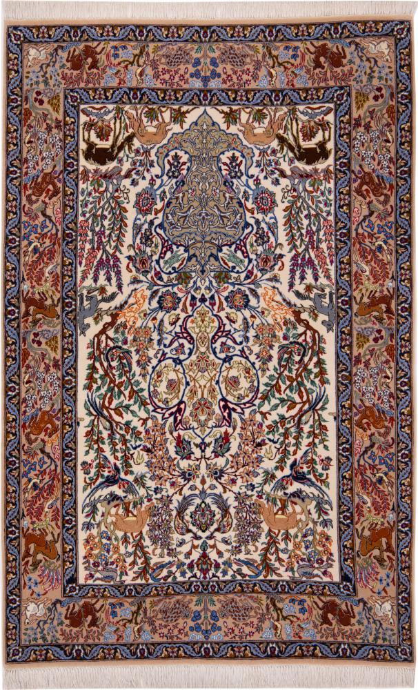 Covor persan Isfahan Urzeală de Mătase 175x109 175x109, Covor persan Lucrate de mână