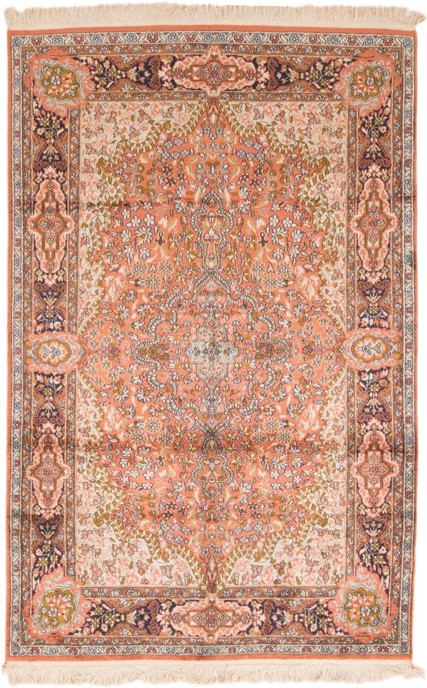 Tappeto indiano Cachemire di Seta 251x125 251x125, Tappeto persiano Annodato a mano