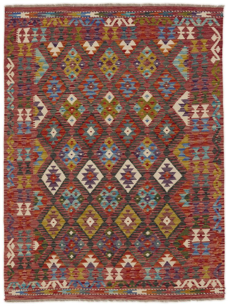 Tapete afegão Kilim Afegão 204x153 204x153, Tapete persa Tecido à mão