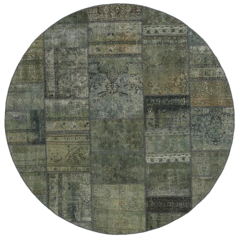 Περσικό χαλί Patchwork 249x251 249x251, Περσικό χαλί Οι κόμποι έγιναν με το χέρι