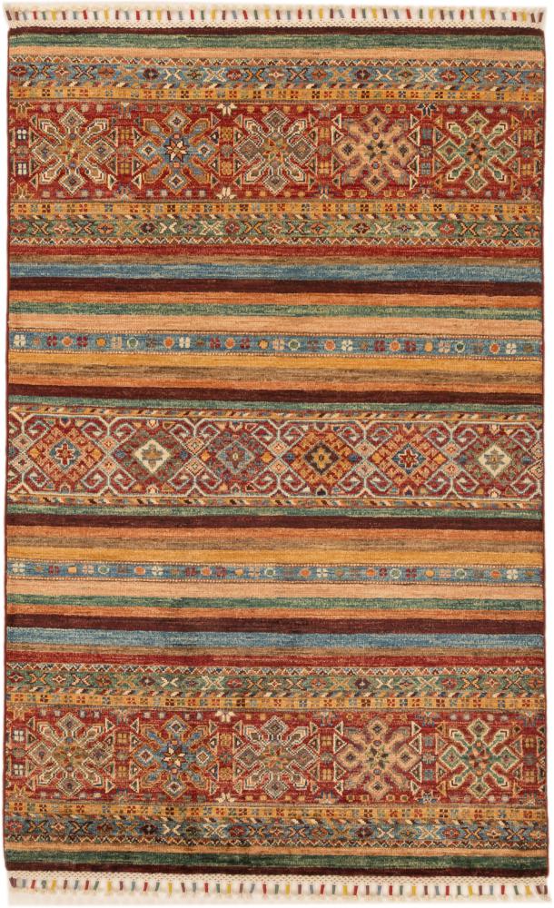 Afghan rug Arijana Shaal 160x102 160x102, Persian Rug Knotted by hand