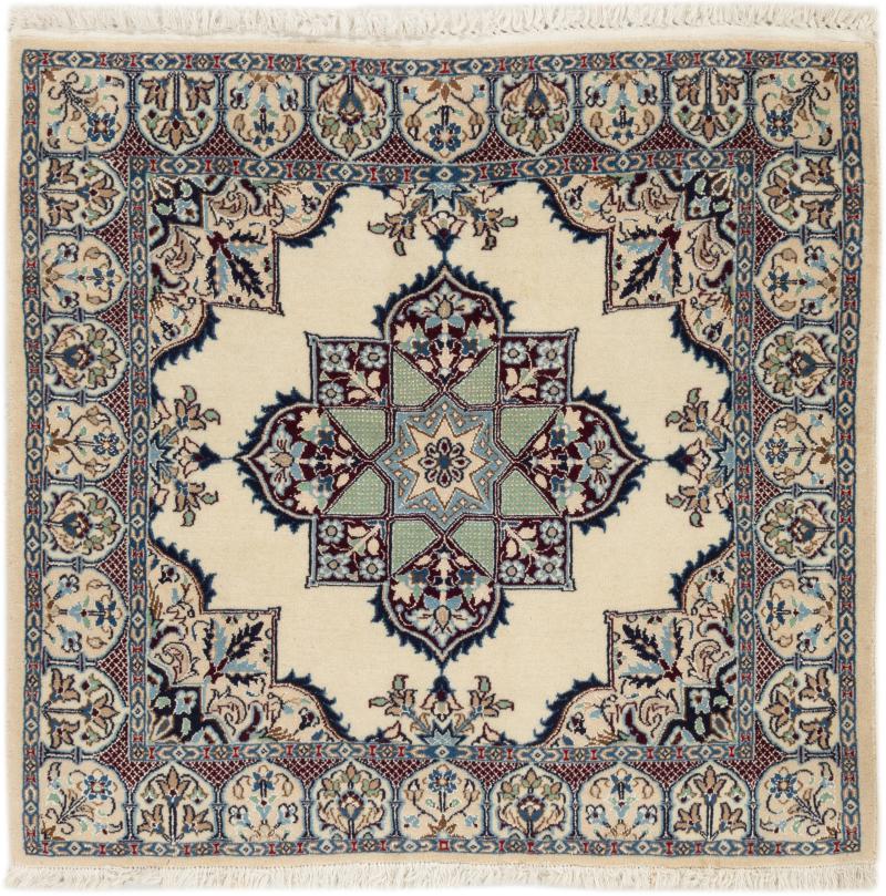 Perserteppich Nain 96x93 96x93, Perserteppich Handgeknüpft