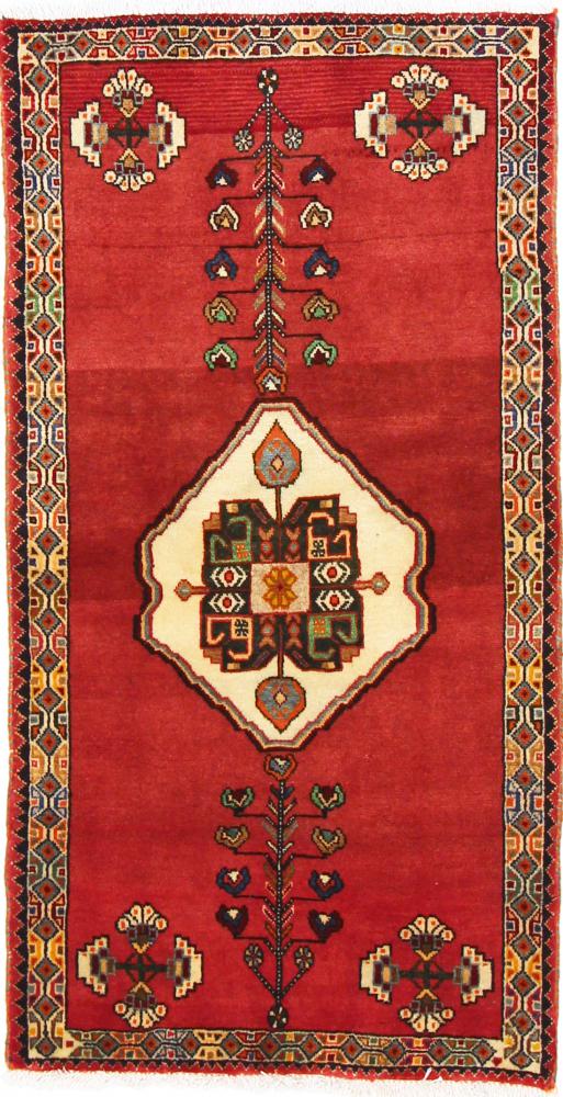 Persisk tæppe Ghashghai 134x69 134x69, Persisk tæppe Knyttet i hånden