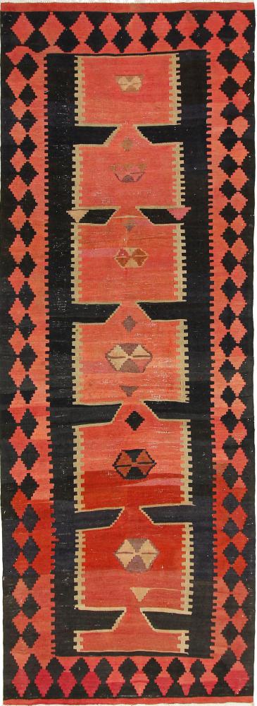 Tapete persa Kilim Fars Azerbaijan Antigo 350x127 350x127, Tapete persa Tecido à mão