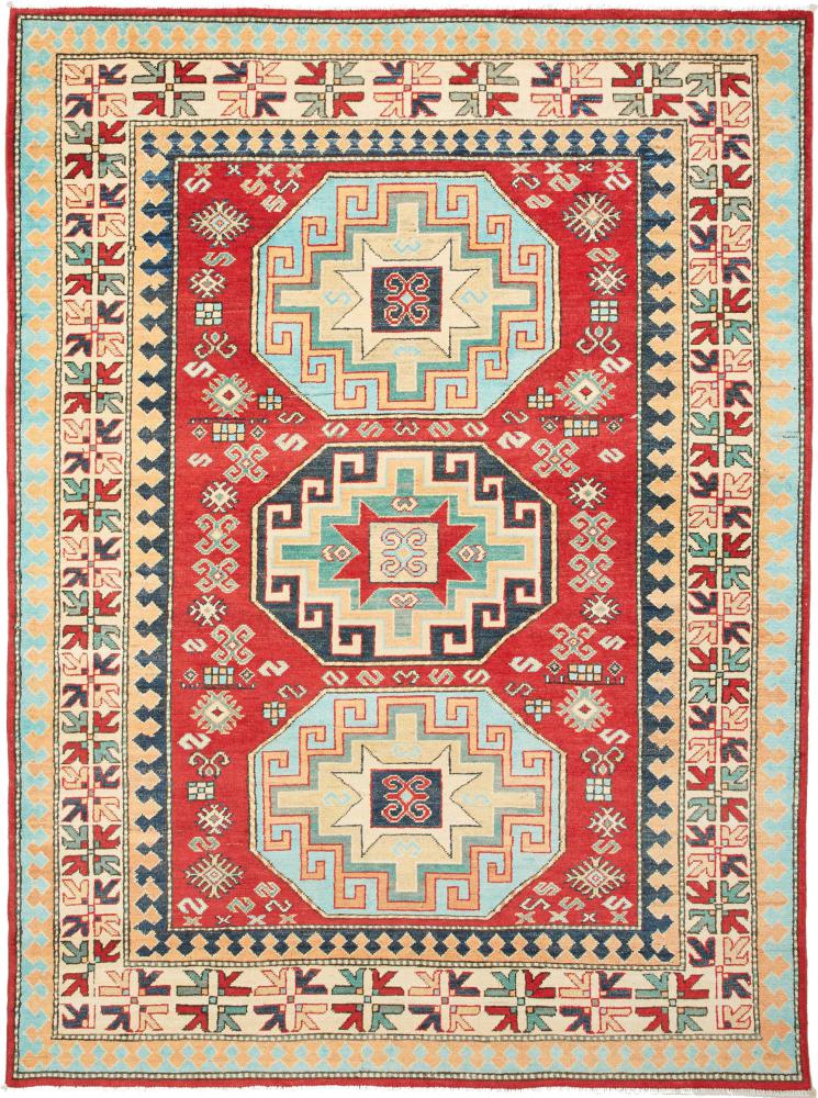 Afghan rug Kazak Limited 229x170 229x170, Persian Rug Knotted by hand
