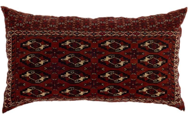 Περσικό χαλί Turkaman Kissen 129x75 129x75, Περσικό χαλί Οι κόμποι έγιναν με το χέρι