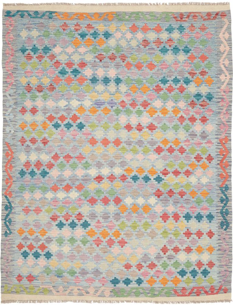 Tappeto Afgano Kilim Afghan 196x153 196x153, Tappeto persiano Tessuto a mano