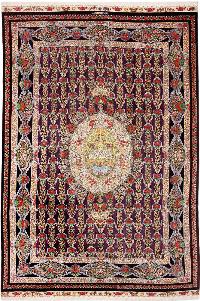 Perserteppich Ghom Seide Mardani 348x248 348x248, Perserteppich Handgeknüpft