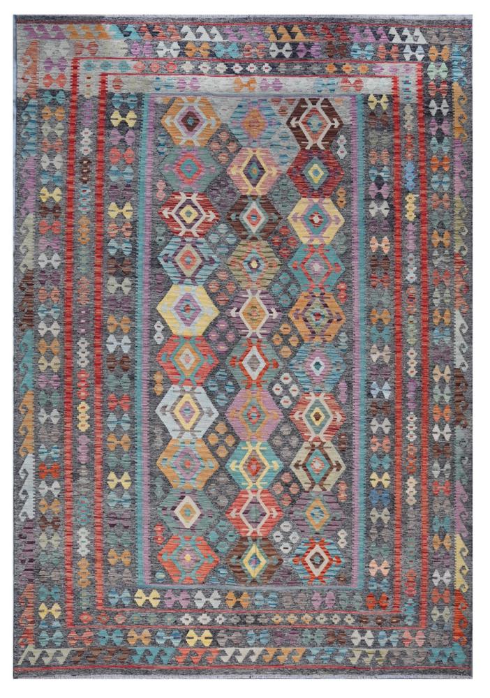 Alfombra afgana Kilim Afghan Kaudani 345x247 345x247, Alfombra persa Tejido a mano