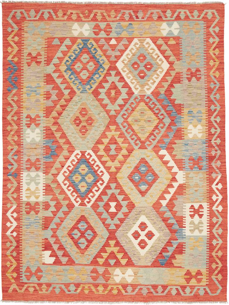 Αφγανικό χαλί Κιλίμ Afghan 195x146 195x146, Περσικό χαλί Χειροποίητη ύφανση