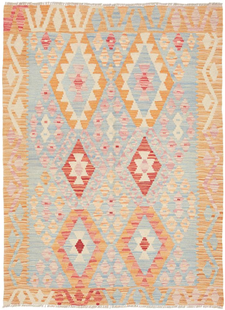 Αφγανικό χαλί Κιλίμ Afghan 136x102 136x102, Περσικό χαλί Οι κόμποι έγιναν με το χέρι