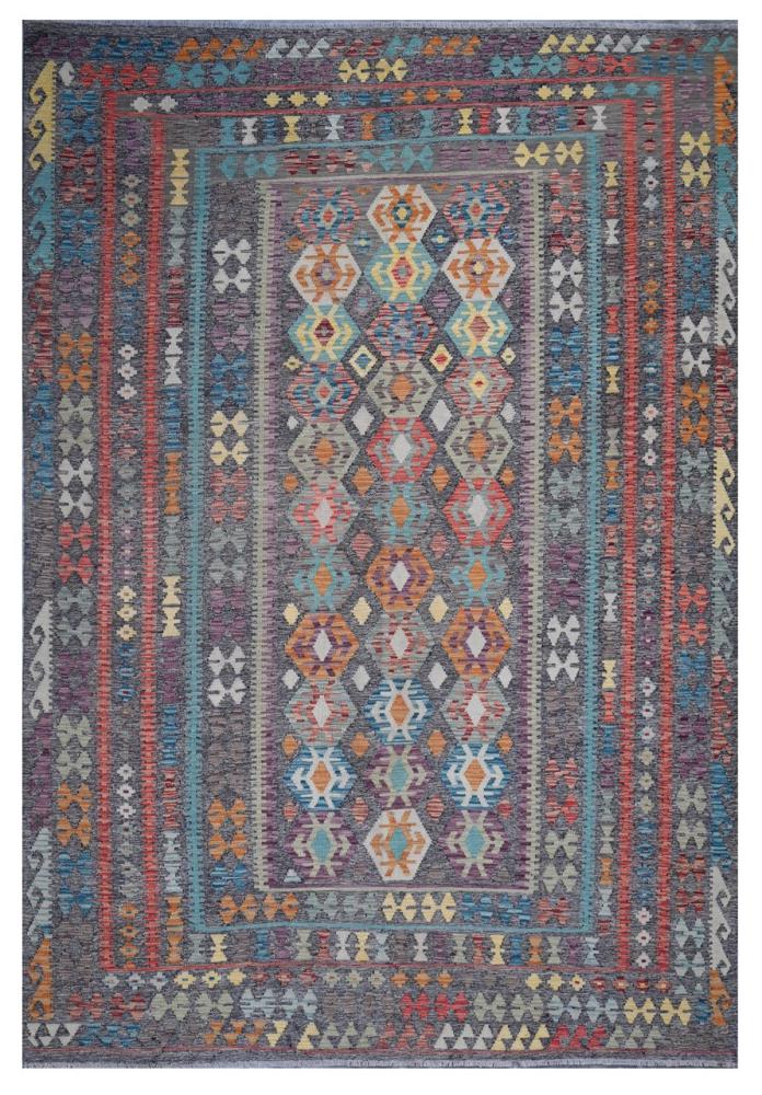 Afghanischer Teppich Kelim Afghan Kaudani 11'5"x8'2" 11'5"x8'2", Perserteppich Handgewebt