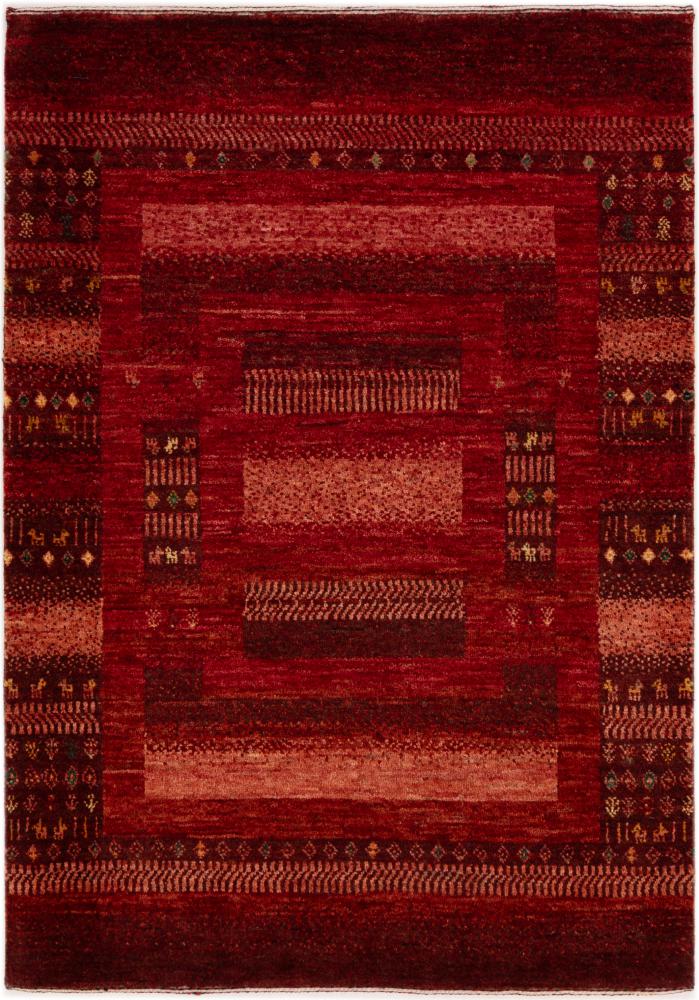 Tapete persa Persa Gabbeh Kashkuli Banafsheh 124x91 124x91, Tapete persa Atado à mão