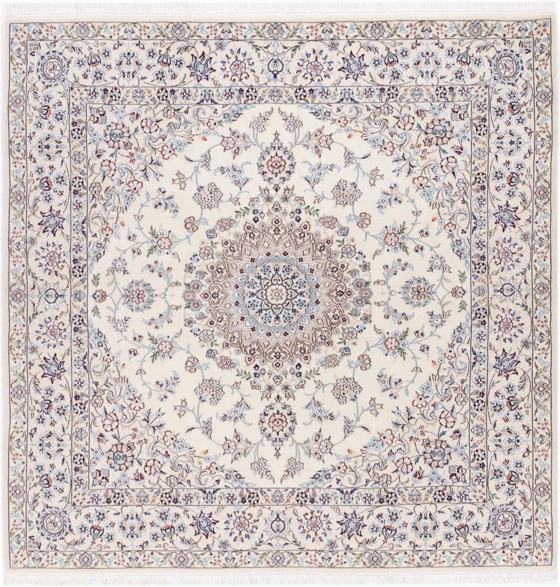Tappeto persiano Nain 6La 205x203 205x203, Tappeto persiano Annodato a mano