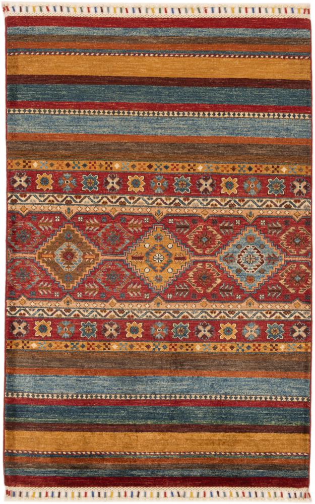 Afghan rug Arijana Shaal 158x101 158x101, Persian Rug Knotted by hand