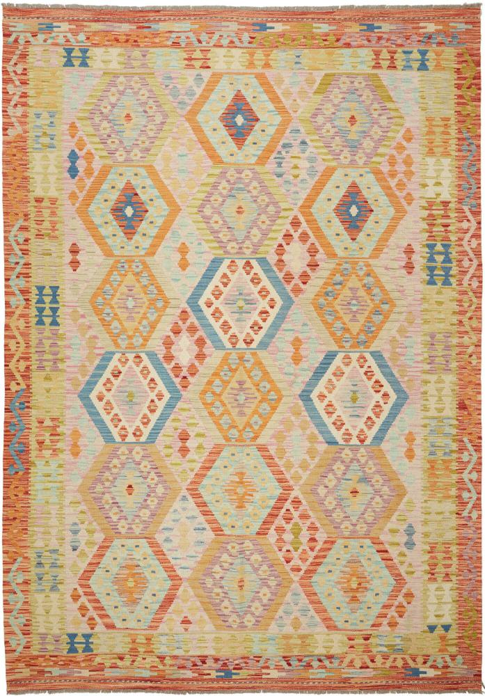 Tapete afegão Kilim Afegão 299x207 299x207, Tapete persa Tecido à mão