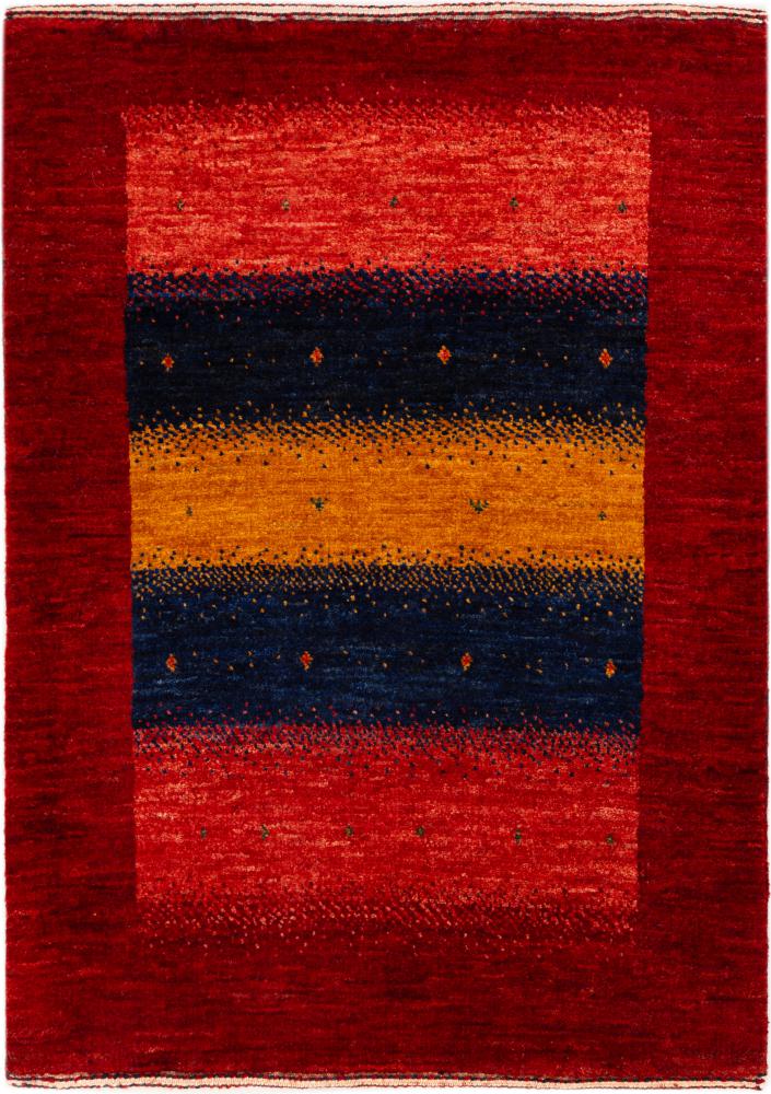 Persian Rug Persian Gabbeh Loribaft Atash 2'11"x2'1" 2'11"x2'1", Persian Rug Knotted by hand