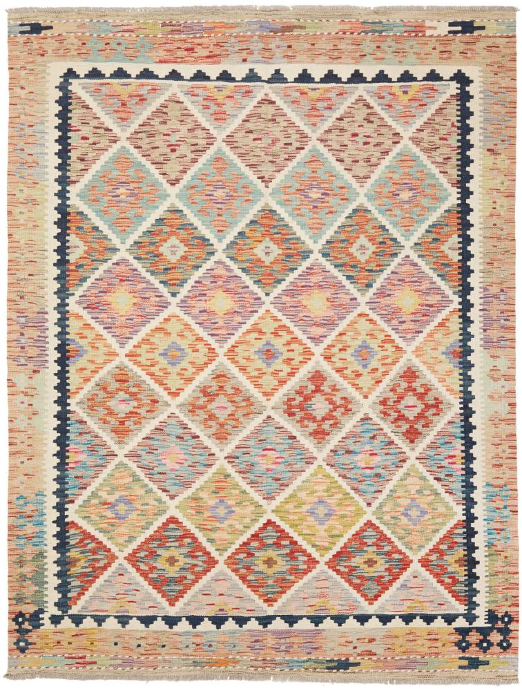 Tapete afegão Kilim Afegão 216x149 216x149, Tapete persa Tecido à mão