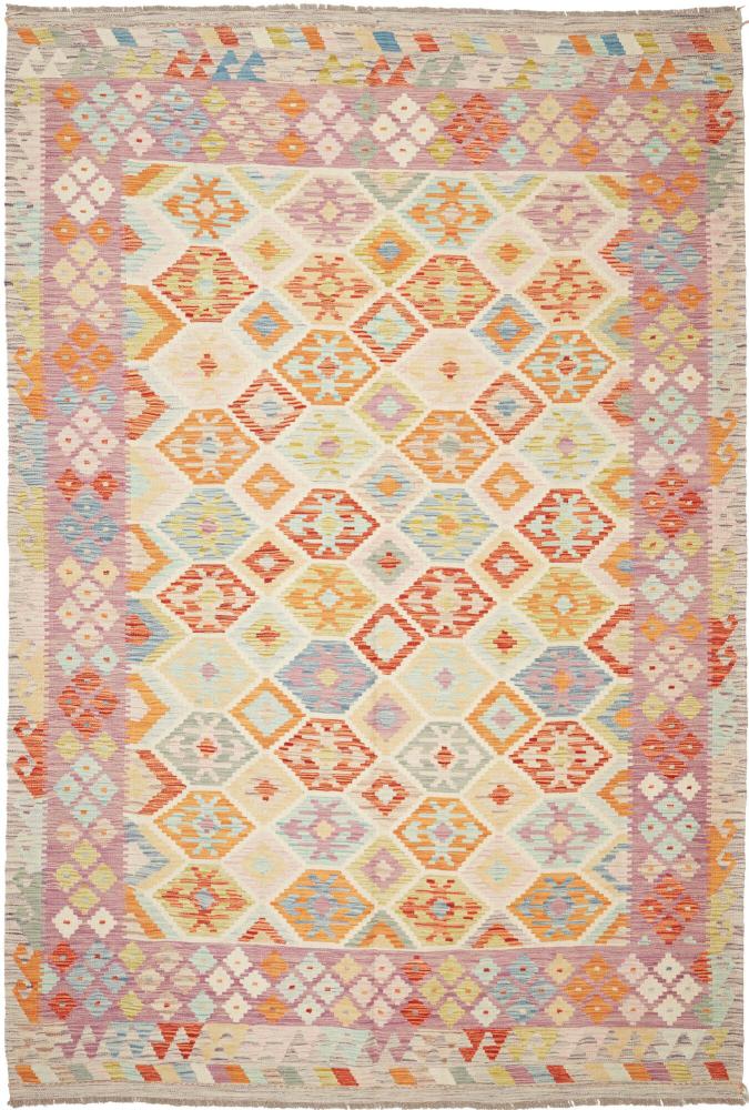 Tapete afegão Kilim Afegão 306x205 306x205, Tapete persa Tecido à mão