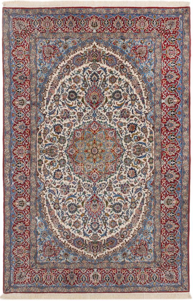 Tapete persa Isfahan Fio de Seda 240x158 240x158, Tapete persa Atado à mão