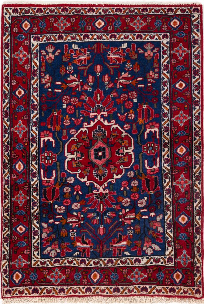 Persisk tæppe Hamadan 107x72 107x72, Persisk tæppe Knyttet i hånden