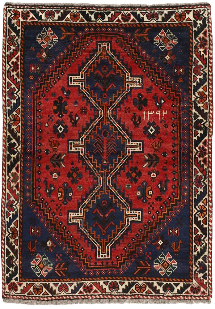 Tapis persan Shiraz 152x105 152x105, Tapis persan Noué à la main