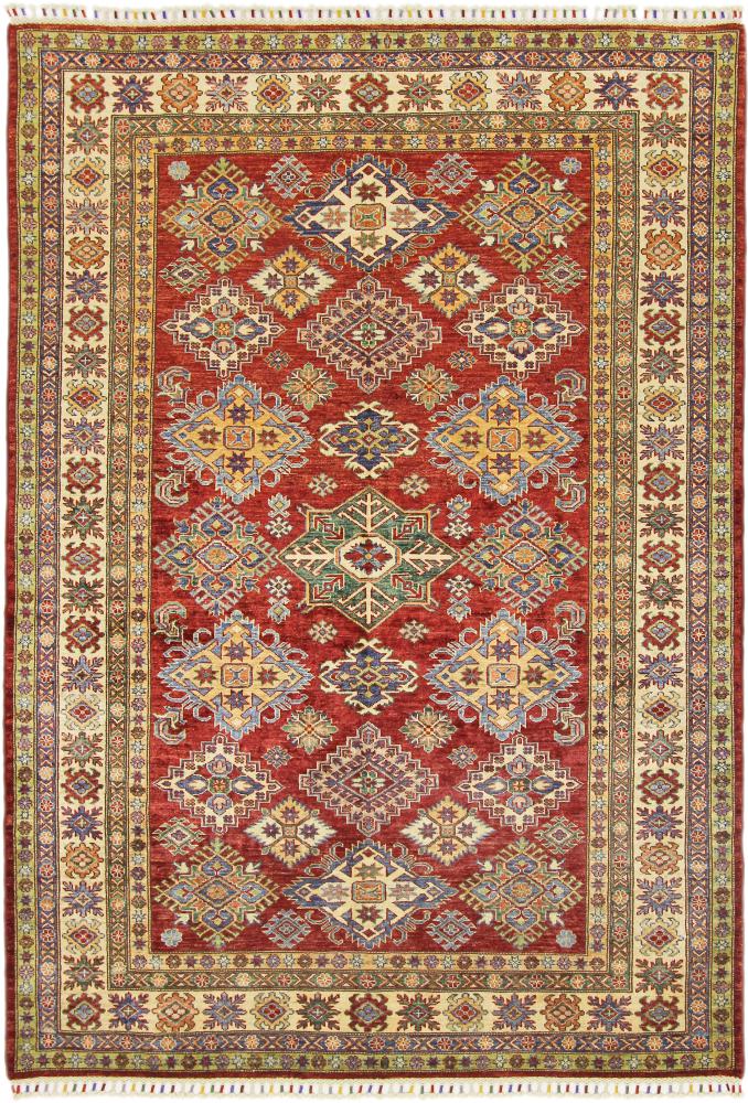 Afghan rug Super Kazak 244x169 244x169, Persian Rug Knotted by hand