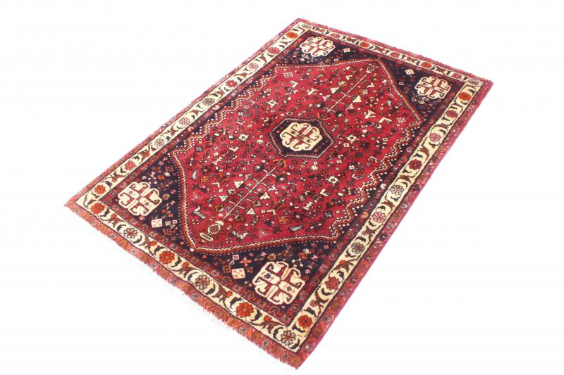 Tapete persa Ghashghai 157x104 157x104, Tapete persa Atado à mão