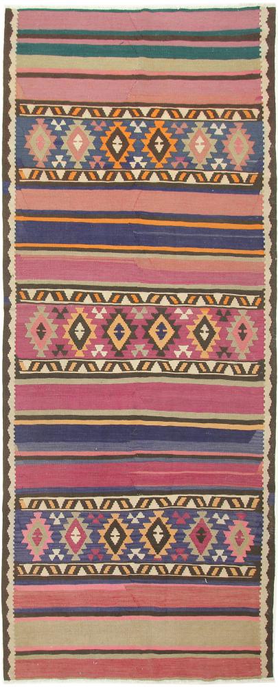 Tapete persa Kilim Fars Azerbaijan Antigo 366x148 366x148, Tapete persa Tecido à mão