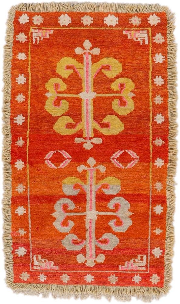 Nepal Teppich Tibet Alt 141x79 141x79, Perserteppich Handgeknüpft