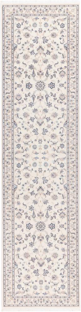 Tappeto persiano Nain 9La 396x101 396x101, Tappeto persiano Annodato a mano