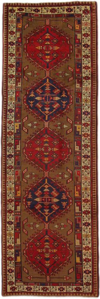 Persisk tæppe Meshkin 325x107 325x107, Persisk tæppe Knyttet i hånden