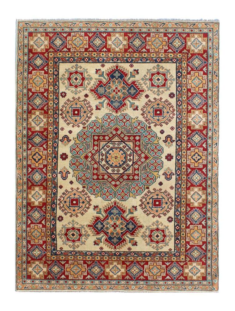 Afghaans tapijt Kazak Ghazni 229x149 229x149, Perzisch tapijt Handgeknoopte