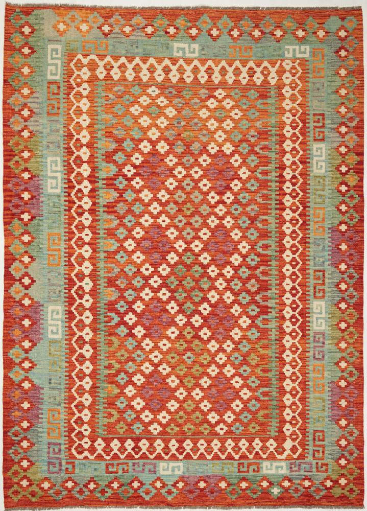 Tapete afegão Kilim Afegão 243x175 243x175, Tapete persa Tecido à mão