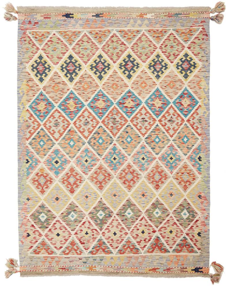 Tapete afegão Kilim Afegão 213x154 213x154, Tapete persa Tecido à mão