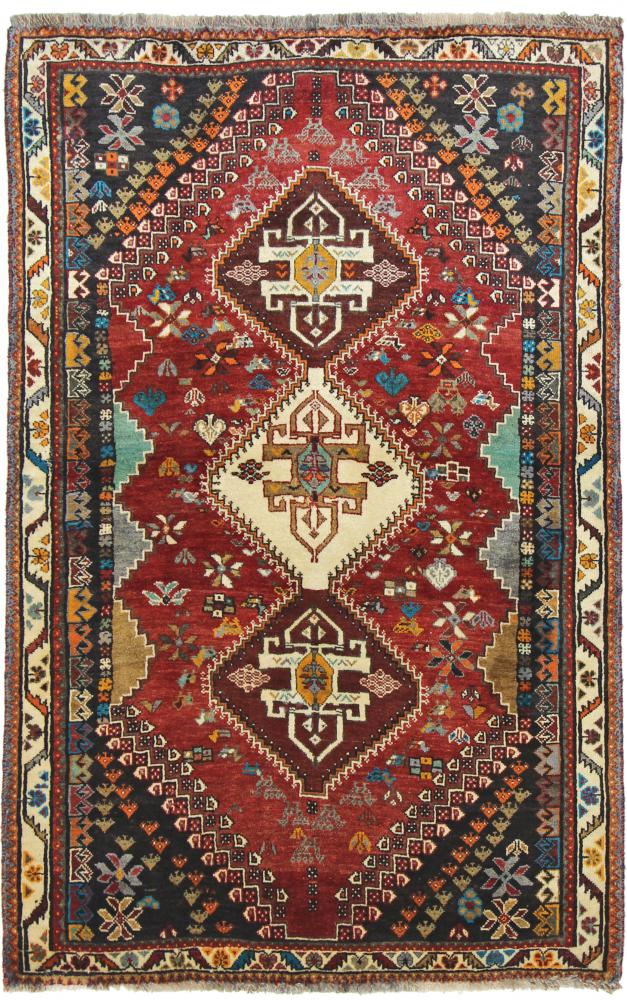 Tapete persa Ghashghai 179x113 179x113, Tapete persa Atado à mão