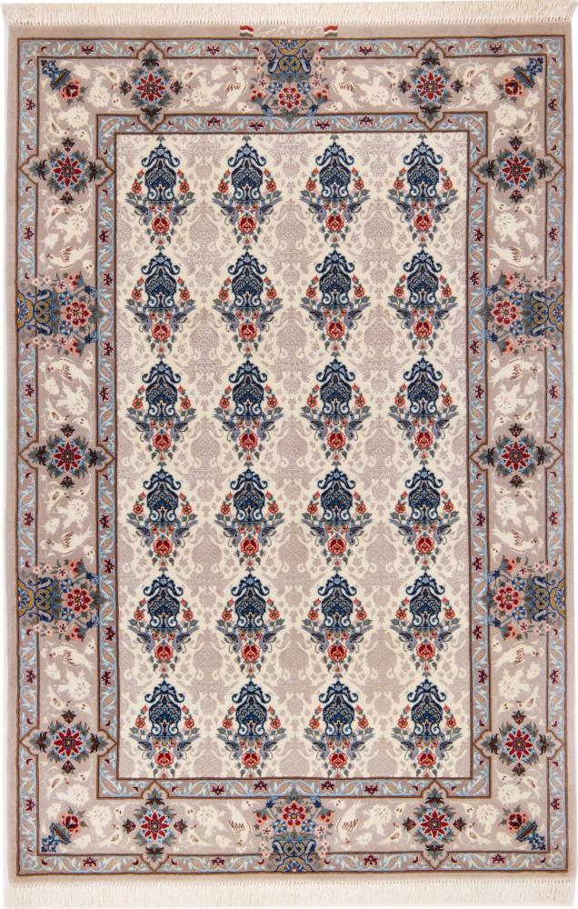 Persian Rug Isfahan Silk Warp 149x101 149x101, Persian Rug Knotted by hand