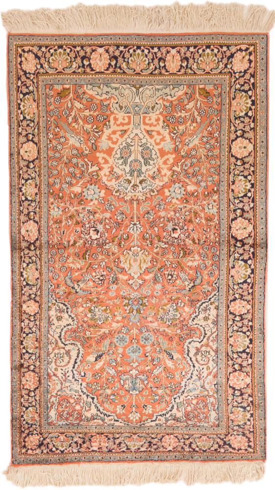 Tappeto indiano Cachemire di Seta 143x97 143x97, Tappeto persiano Annodato a mano