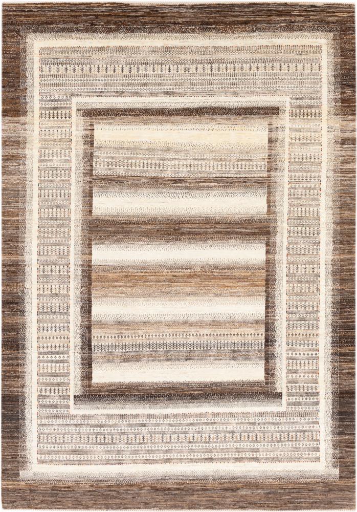 Tapis persan Persan Gabbeh Loribaft Essence 241x171 241x171, Tapis persan Noué à la main