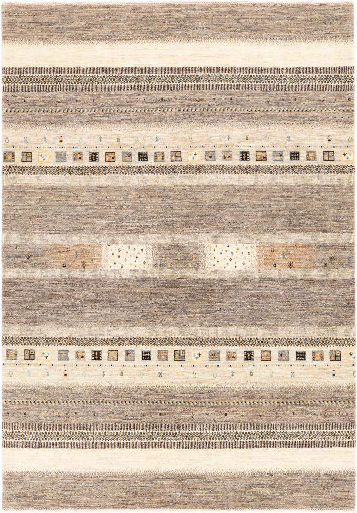 Tapis persan Persan Gabbeh Loribaft Tabiilbaft 244x171 244x171, Tapis persan Noué à la main