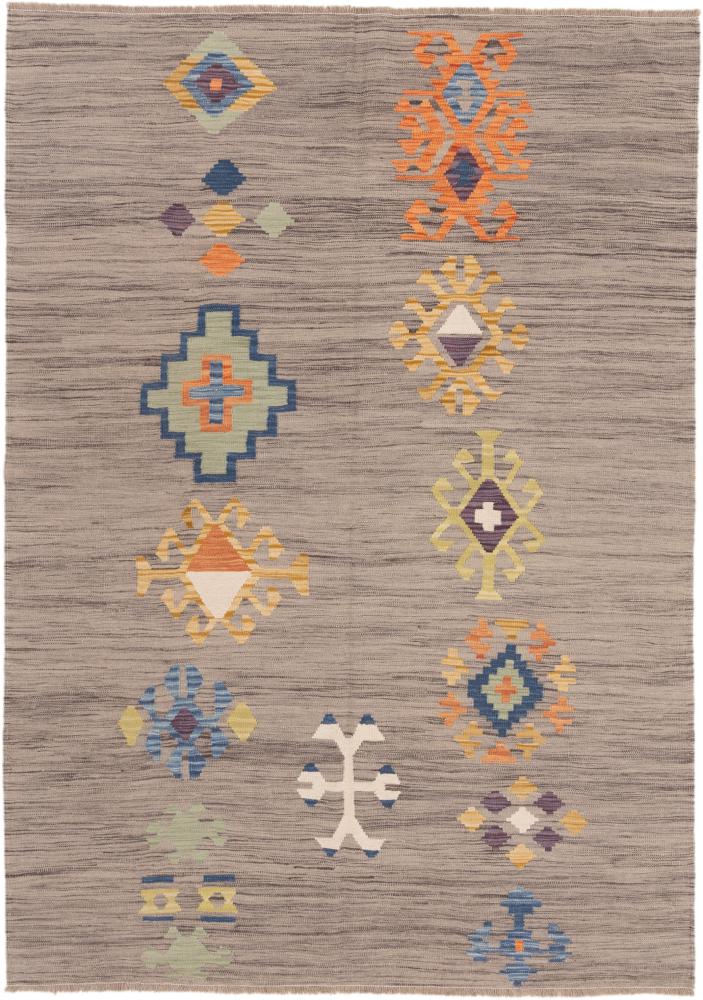 Afghan rug Kilim Afghan Design 232x163 232x163, Persian Rug Woven by hand