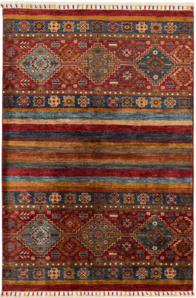 Afghan rug Arijana Shaal 148x102 148x102, Persian Rug Knotted by hand
